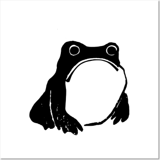 The Japanese Frog Posters and Art